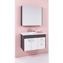 Aqwella Зеркальный шкаф Командор 80 венге магия