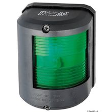Osculati Utility 78 black 12 V green right navigation light, 11.417.02