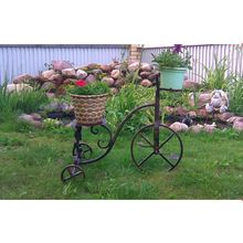 цветочница садовая "велосипед"