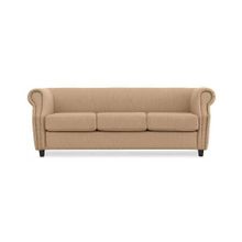 Диван прямой Бруклин beige бежевый-велюр