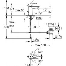 Смеситель Grohe BauLoop для раковины, 23335000