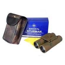 Бинокль STURMAN 10x25, зеленый