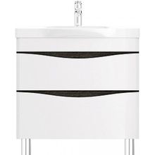 Am.Pm Мебель для ванной Like 80 R, напольная, белый глянец, венге