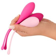 Набор из 3 вагинальных шариков Kegel Training Balls Розовый