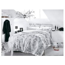 Issimo Постельное белье Rose Art White-Black (1,5 сп.)
