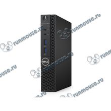 Сист. блок Dell "OptiPlex 3050 Micro" 3050-8161 (Core i5 6500T-2.50ГГц, 8ГБ, 256ГБ SSD, HDG, LAN, W7 Pro) + клавиатура + мышь [140743]