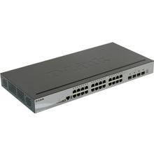 Коммутатор   D-Link   DGS-1510-28X   Управляемый коммутатор (24UTP  10 100 1000Mbps + 4SFP+)
