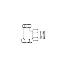  "Combi 2" вентиль на обр. подводку Ду20, 3 4", PN10, из латуни, угловой, никелир. Артикул №: 1091063