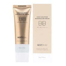 Освежающий BB крем с Золотом #02 Натуральный бежевый SPF50+ PA+++ Nextbeau Gold Solution Radiance BB Cream Natural Beige 50г