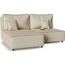 Смарт Диван угловой Блюм Next еврокнижка cream brown