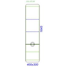 Aqwella Пенал для ванной Аликанте 40 L седой дуб