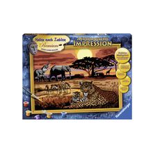 Ravensburger По номерам Африка