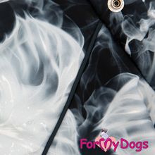Дождевик для собак ForMyDogs серо-черный для мальчиков 276SS-2018 M
