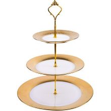 22551 Конфетница 3-х ярусная на ножке МВ (х12) (22551)