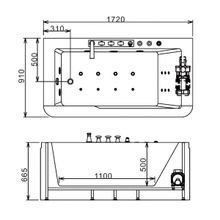 Акриловая ванна Gemy G9225 K