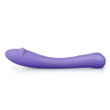 EDC Фиолетовый вибратор для G-стимуляции Gili G-Spot Vibrator - 22 см. (фиолетовый)