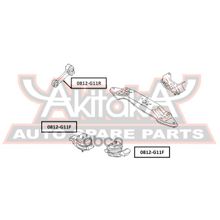 Подушка Двигателя | Зад Прав Лев | ASVA арт. 0812G11R