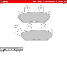 FERODO Тормозные колодки FERODO FDB737P