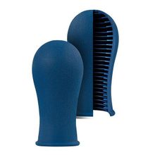 NMC Синий мастурбатор с мягкими рёбрышками SILICONE STROKER (синий)