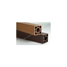 Столб заборный из древесно-полимерного композита 120х120 (мм) длина 3-6 (м)