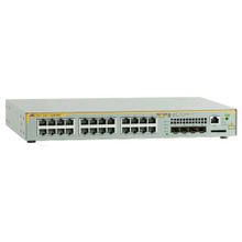 at-x230-28gt-50 (l2+ managed switch, 24 x 10 100 1000mbps, 4 x sfp uplink slots, 1 fixed ac power supply eu power cord) allied telesis