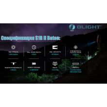 Olight Светодиодный аккумуляторный фонарик Olight S1R II Baton