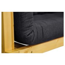 Смарт Кушетка Амбер черный сосна