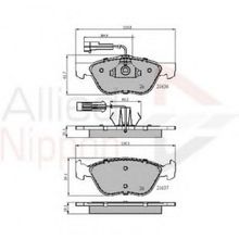 Колодки тормозные передние FIAT Brava Punto Marea