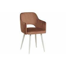 Олмеко Стул Берта белый тенерифе корица