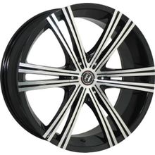 Колесный диск HARP Y-28 8,5x20 5x114,3 D74,1 ET40 glossy-black__machined-face