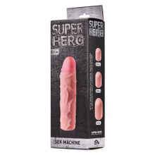 Фаллоудлинитель SUPER HERO Sex Machine - 15,5 см. (68736)