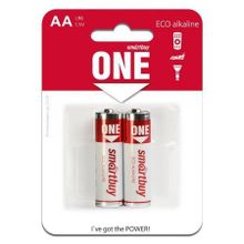 Батарейка AA SmartBuy ONE LR6 2B Eco Alkaline, 2 шт, блистер (SOBA-2A02B-Eco)