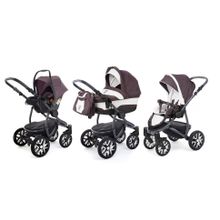 Коляска 3 в 1 Esspero Discovery (шасси Graphite) - Brown Lux