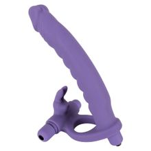 Orion Фиолетовая насадка на пенис для анальной стимуляции партнёрши (фиолетовый)