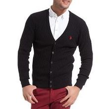 Кардиган муж. U.S. Polo Assn. G081SZ0TH0GROVERS5, цвет черный, L