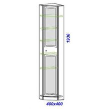 Шкаф-пенал Aqwella Барселона П45з угловой с зеркалом