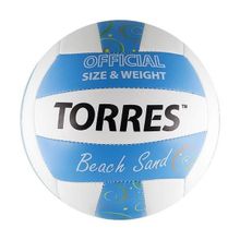 Мяч для пляжного волейбола Torres Beach Sand Blue арт.V30095B р.5