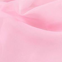 Ткань тюлевая матовая Вуаль Нежно-розовый
