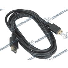 Кабель HDMI<->mini-HDMI Gembird "Cablexpert CC-HDMI4C-6", позолоченные контакты (1.8м) (ret) [137105]