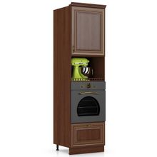 Любимый Дом Кухня Кантри Орех Пенал под духовку 60 см., универсальная дверь ID - 287570