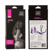 California Exotic Novelties Женский набор для анальной стимуляции Her Anal Kit (фиолетовый)