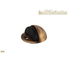 Ограничитель для двери напольный Melodia 809 Матовая бронза