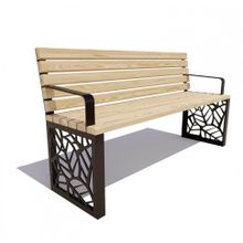 Садово-парковая скамейка «СЕВАСТОПОЛЬ» (2,0м)