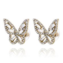 Серьги-гвоздики "Бабочки" (арт. 79351-10)