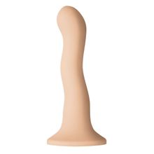 NS Novelties Телесный волнистый фаллоимитатор Colours Wave 6  Dildo - 19 см. (телесный)