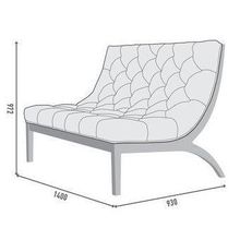 Диван "Бурже" ткань