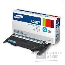 SAMSUNG BY HP Samsung CLT-C407S Тонер-картридж голубой для Samsung CLP-320 325 CLX-3185, 1000 стр. ST998A