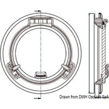 Osculati LEWMAR AISI316 round portlight Ø 250 mm, 19.431.25