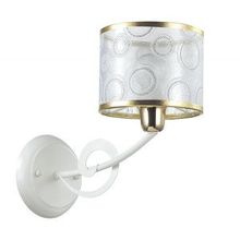 Бра декоративное VIOLINA белый зол.патина ткань E14 1*40W 220V 3232 1W