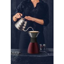 Кофеварка портативная красная Asobu Pour Over 1л